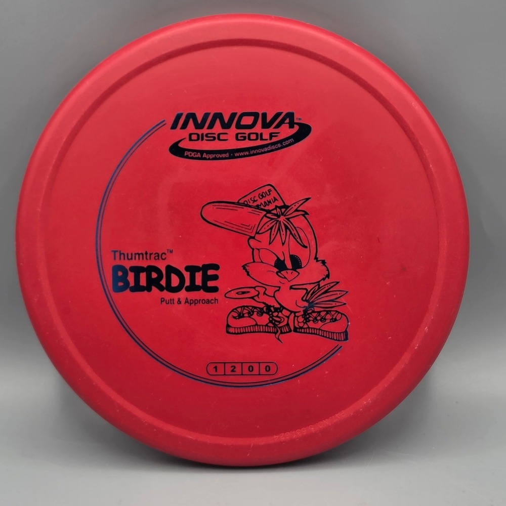 Innova Putter Unisex 175g Red Birdie DX Thumtrac Disc Golf Putt and Approach
